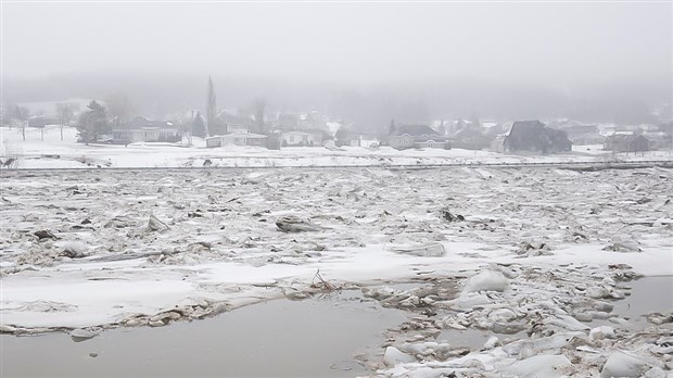 Beauceville est passée en mode surveillance suite à l’annonce de mouvements de glaces