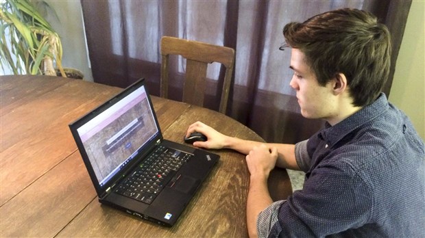 Un étudiant beauceron de 16 ans lance son propre site Internet