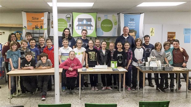 Environ 650 jeunes ont reçu la « Caravane de la récupération » du CFER de Beauce
