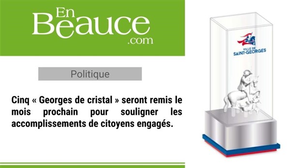 Saint-Georges attribuera le mois prochain l’Ordre du mérite à cinq nouveaux membres