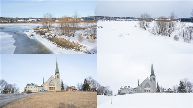 Quelques images avant et après le passage de la tempête à Saint-Georges