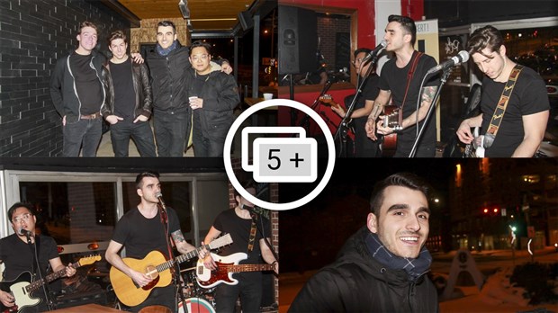 Olivier et sa bande réchauffent le Rock Café pour célébrer la Saint-Patrick