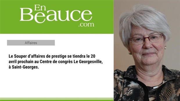 Anne Dutil recevra le prix Jean-Denis Poulin lors du Souper d'affaires de prestige du CEB