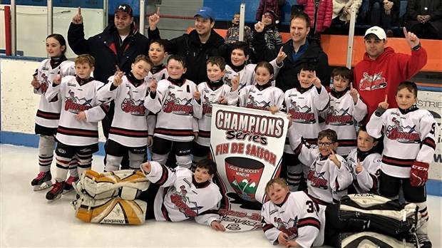 Le Garaga Novice B1 de Saint-Georges champion de la LHMCA
