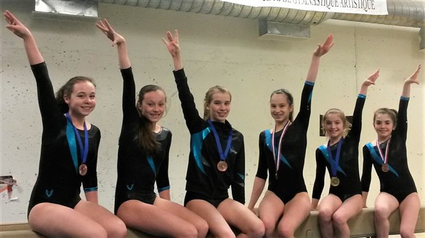 Quatre gymnastes du Club Voltige au Championnat provincial