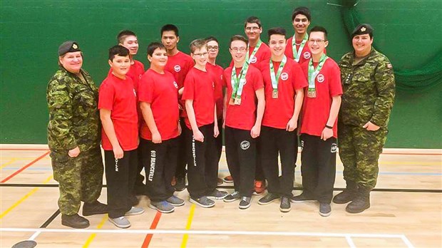 Le Corps de cadets 619 de Beauceville termine 2e d’une compétition de tir