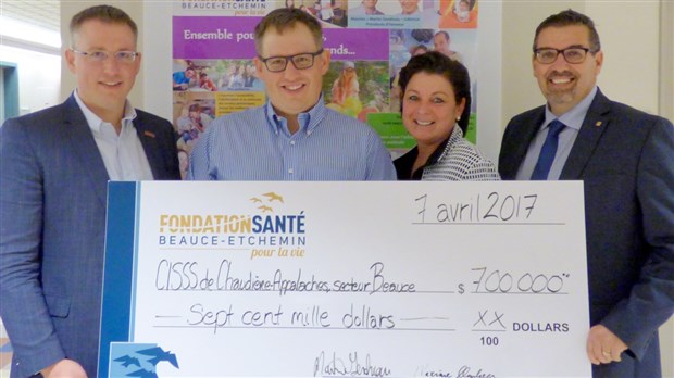 Plus de 700 000 $ amassés lors de la campagne de la Fondation santé Beauce-Etchemin