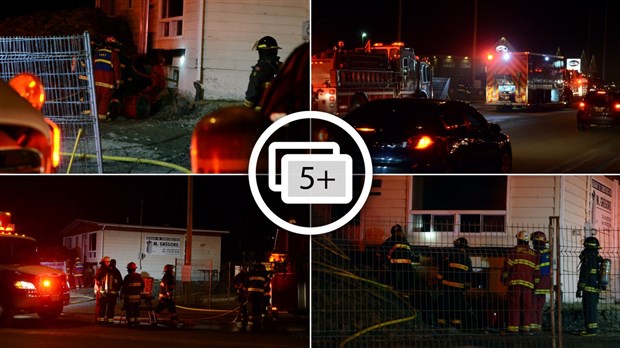 Début d'incendie sur le boulevard Dionne à Saint-Georges