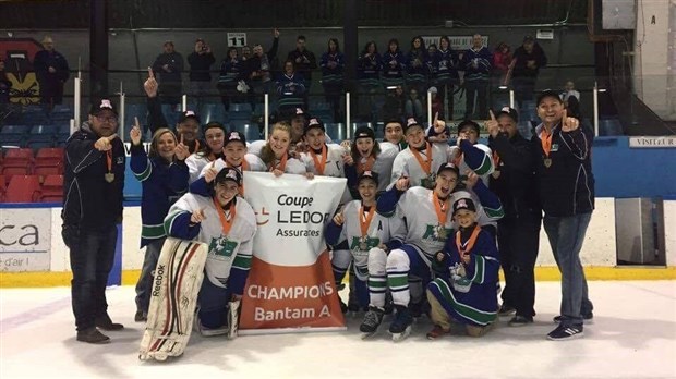 Les Lynx de la Haute-Beauce Bantam A champions à la Coupe Ledor