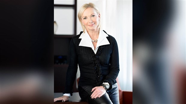 Christiane Germain de passage à Saint-Georges pour le Souper d'affaires de prestige du CEB
