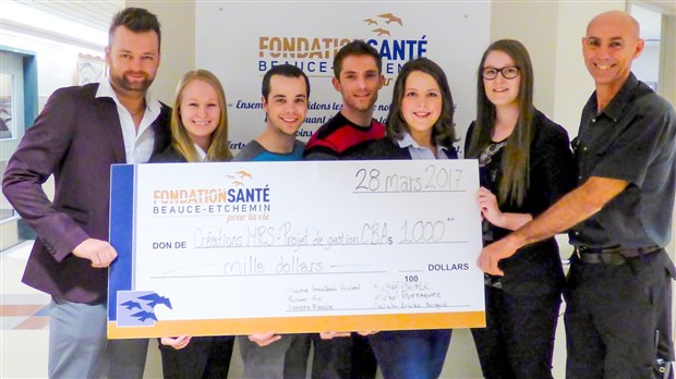 Des étudiants en comptabilité du Cégep Beauce-Appalaches soutiennent la santé des enfants