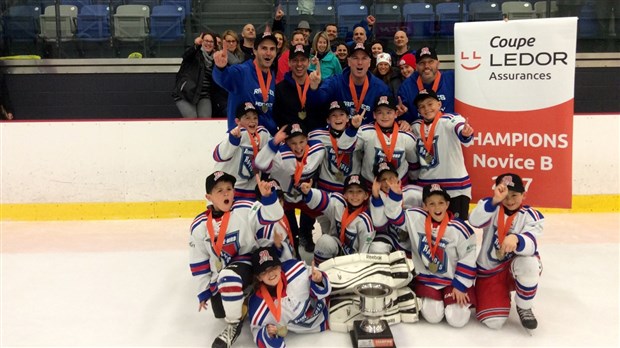 Les Rapides Novice B de Beauce-Nord remportent la Coupe Ledor