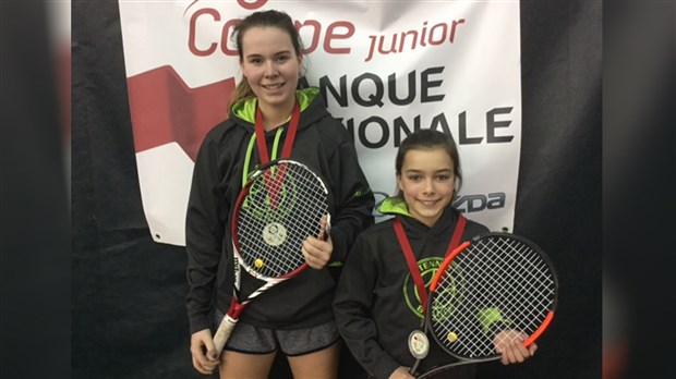 Alizée Poulin et AlexiAnn Drouin remportent la Coupe junior Banque Nationale