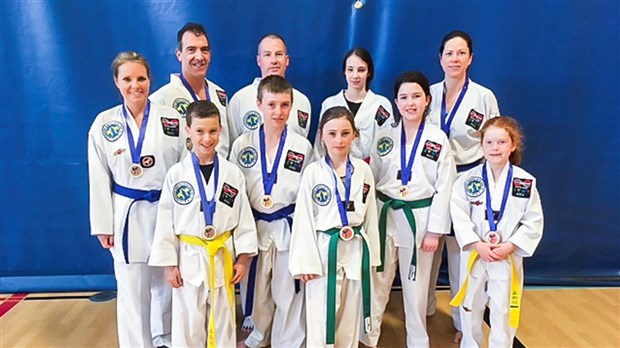 Quatre médailles d’or pour le club de taekwondo de Sainte-Marie au PEPS de Laval