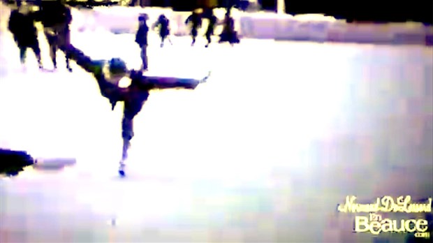 Normand DeLessard présente la patinoire de La Guadeloupe dans les années 1960