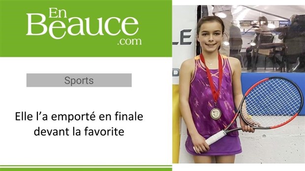 Alizée Poulin remporte un tournoi provincial chez les 14 ans 