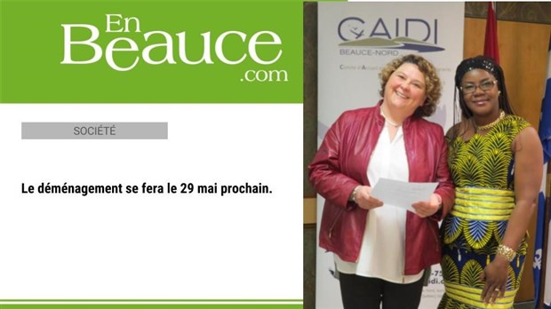 Le CAIDI déménage dans les locaux du CJE Beauce-Nord