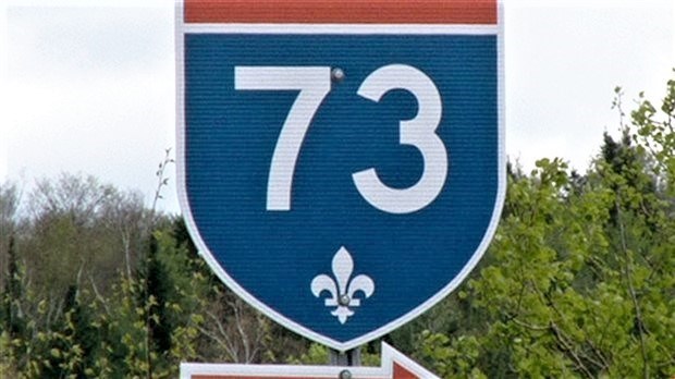 Des travaux de plantation sont en cours sur l'autoroute 73 à Saint-Georges