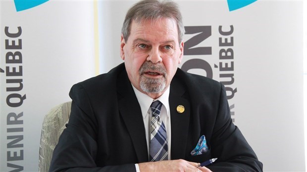 Café-causerie en présence du député de Beauce-Nord André Spénard à Saint-Victor
