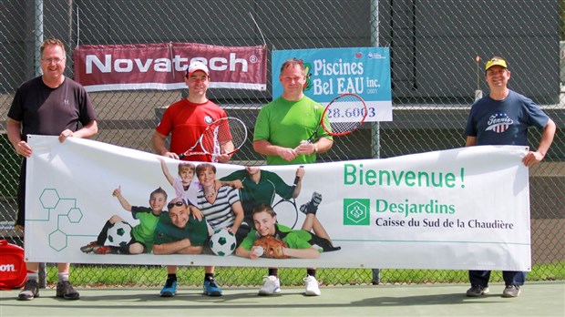 La 1ère étape du Circuit de tennis beauceron 2017 a réuni 75 joueurs à Beauceville