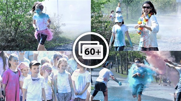 Succès pour la deuxième édition de la course colorée déguisée au Parc des Sept-Chutes