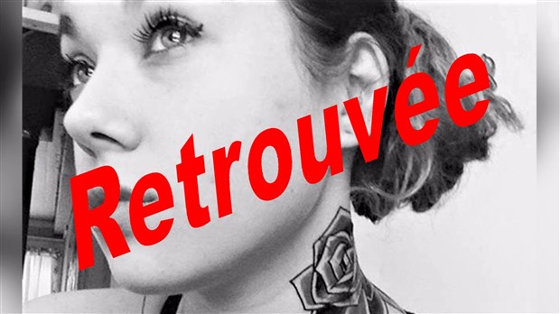 Mélodie Jalbert retrouvée dans la Beauce par les forces de police