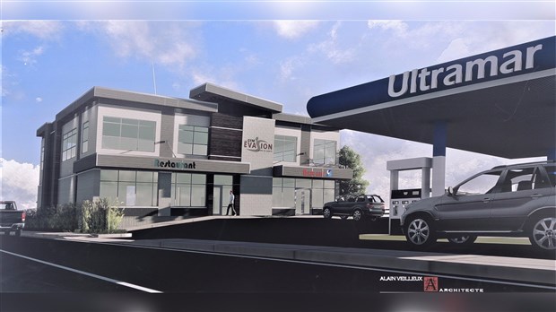 Première pelletée de terre pour le nouveau complexe commercial de Beauceville