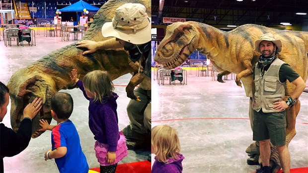 Le Woodooliparc a offert un avant-goût de son secteur « Vol 315, l'ère des dinosaures » 