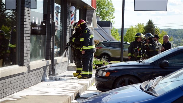 Intervention des pompiers chez Encre sacrée à Saint-Georges
