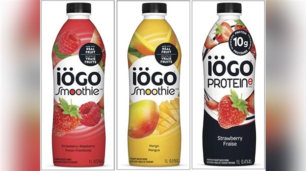 Aliments Ultima rappelle certaines saveurs de yogourt iögo à boire
