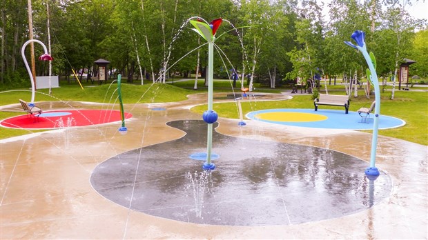 Les jeux d’eau du parc Veilleux ont ouvert pour la saison à Saint-Georges