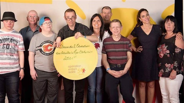 Un don de 2 500 $ pour Opération Enfant Soleil    