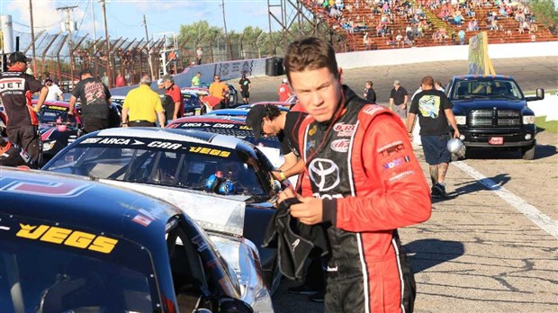 Le pilote Raphaël Lessard rate le podium de peu en ARCA/CRA