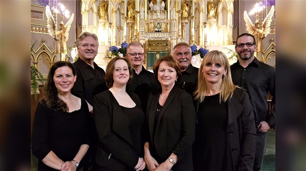 L'Octuor vocal de la Beauce séduit le public à Saint-Joseph