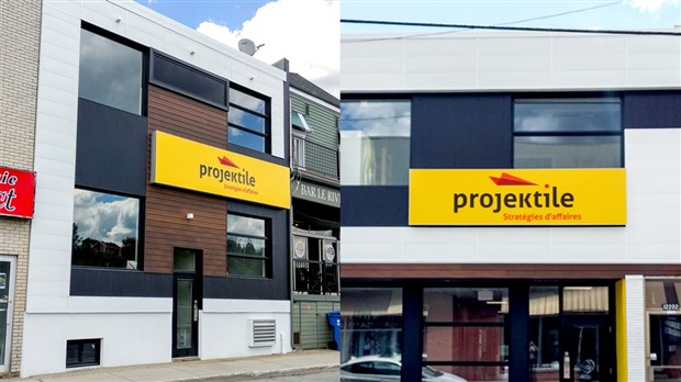 L’agence Projektile, à St-Georges, investit 300 000 $ pour se doter de nouveaux bureaux