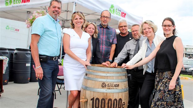Un total de 575 récupérateurs d’eau et 405 composteurs distribués dans la région