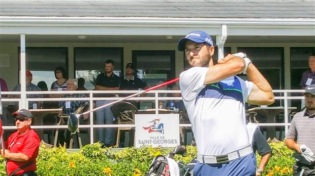 Marc-Étienne Bussières en avance de trois coups à l’Omnium du Québec Canam à St-Georges 