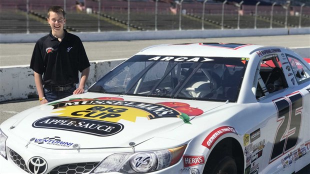 Raphael Lessard en piste pour une deuxième course ARCA