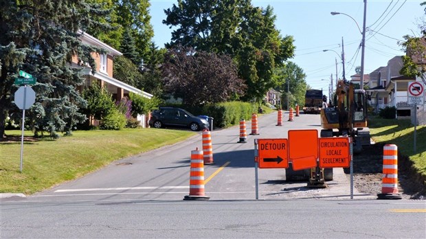 Travaux de réfection de trottoirs sur la 126e Rue à Saint-Georges