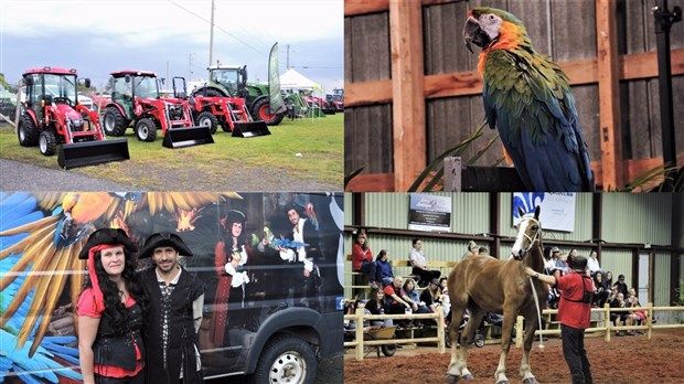 Des perroquets volent la vedette à l'Exposition agricole de Beauce