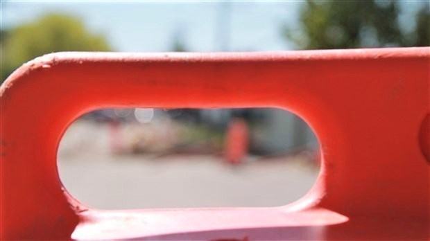 Travaux de services publics sur la route 216 à Sainte-Marie