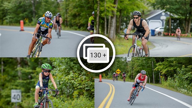 GALERIE 2/3 | Voyez les photos intégrales du Triathlon du Lac-Poulin : le vélo