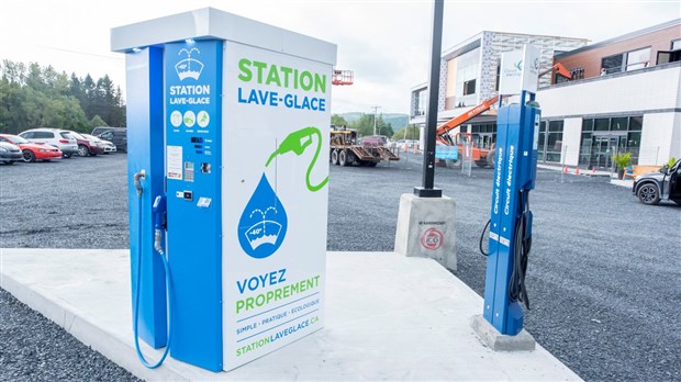 Ouverture d’une station lave-glace en libre-service à Notre-Dame-des-Pins