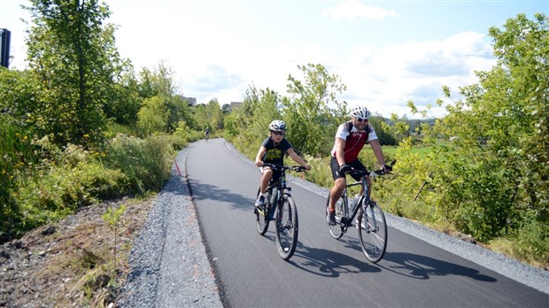 Ouverture d'un tronçon de la piste cyclable entre Beauceville et Notre-Dame