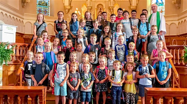 Une messe spéciale organisée à St-Victor pour souligner la rentrée des enfants