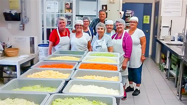 La totalité des 454 litres de soupe de Moisson Beauce a été servie en fin de semaine