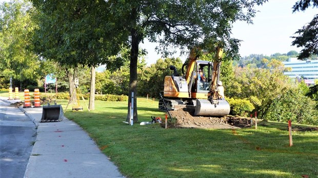 Début des travaux de réaménagement du parc Lacasse