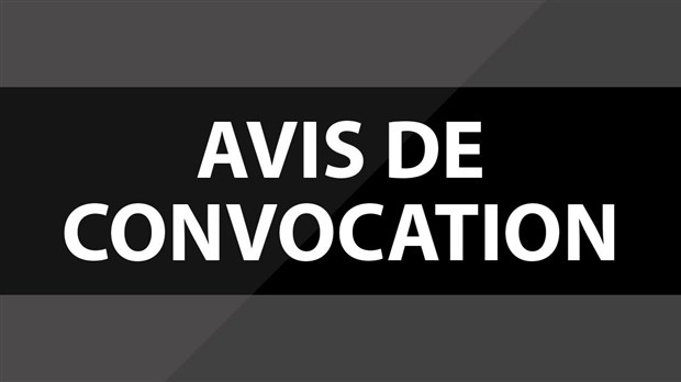 Avis de convocation à l'assemblée générale annuelle de la Fondation Au Bercail
