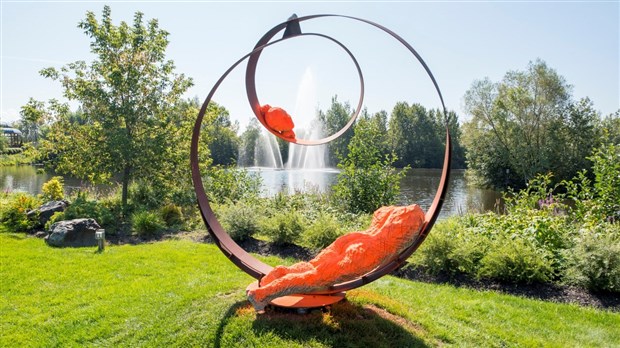Beauce Art réagit après le vandalisme sur l'une des sculptures de l'île Pozer