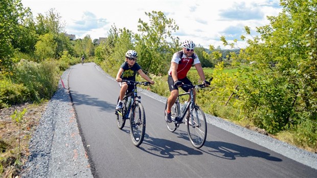 Beauceville convie la population à l'inauguration du nouveau tronçon de piste cyclable